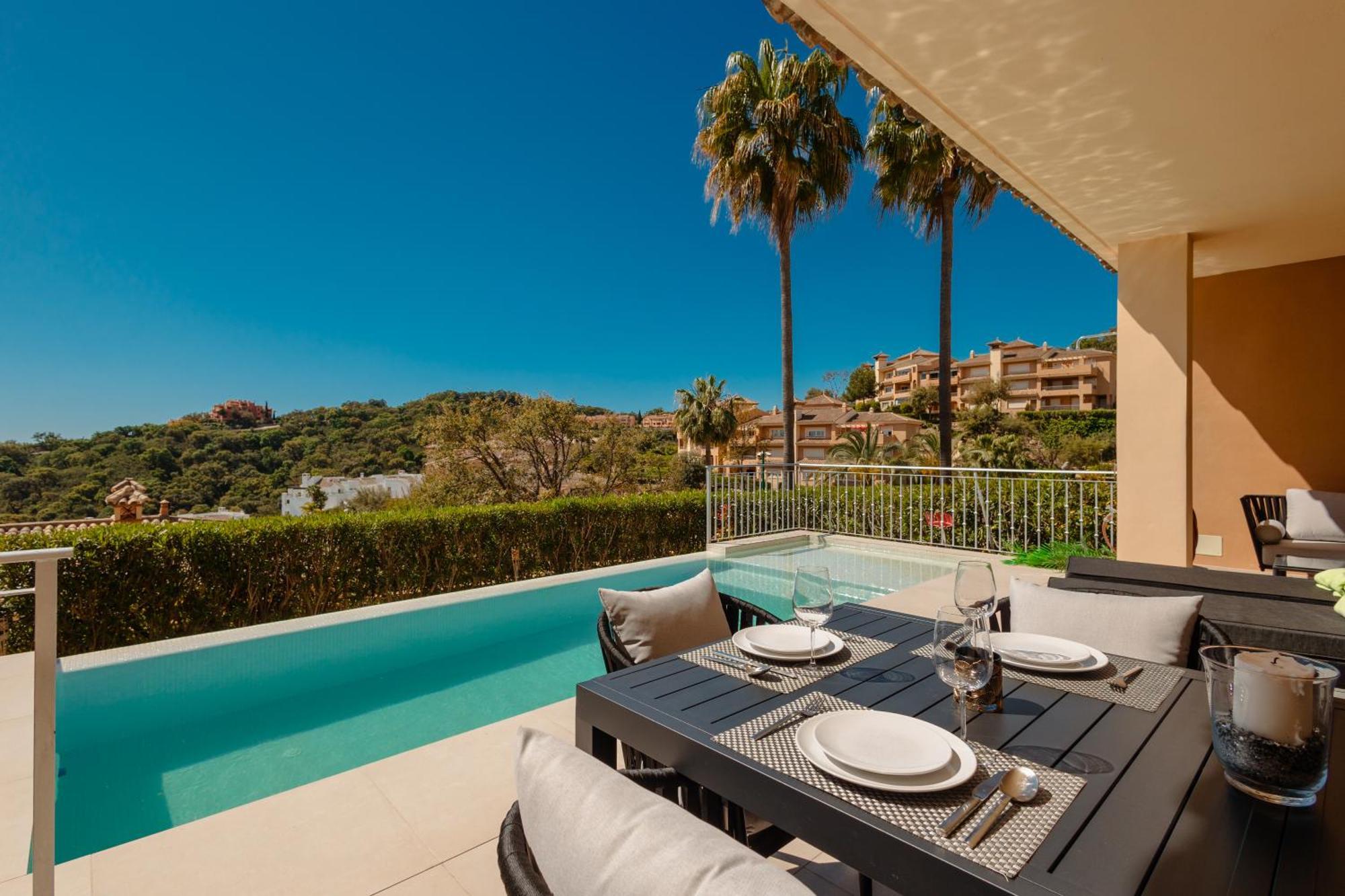 Private Heatable Infinity Pool With Sea Views In La Mairena, Marbella Apartment Sitio de Calahonda Exterior foto